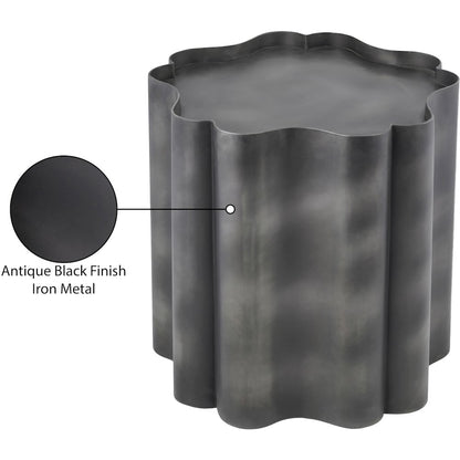 Eloise Black Iron End Table