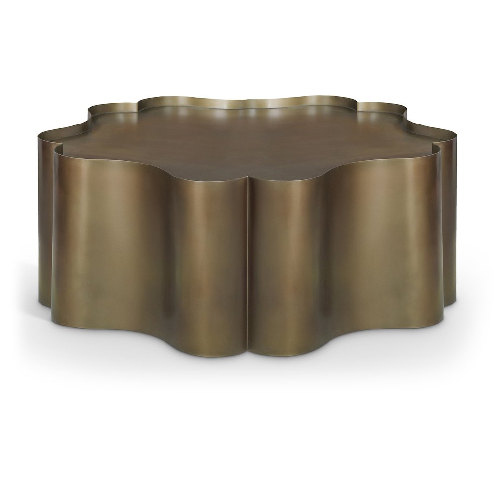 Eloise Brass Iron Coffee Table