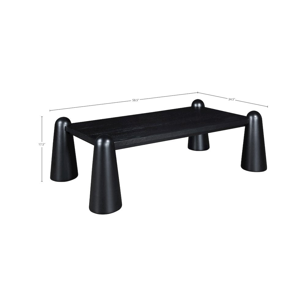 Wyndham Black Coffee Table