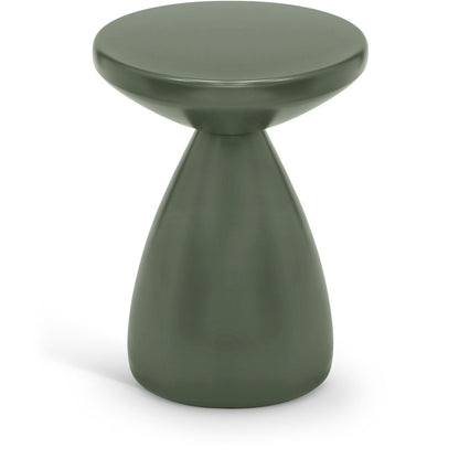 Anika Green Iron End Table