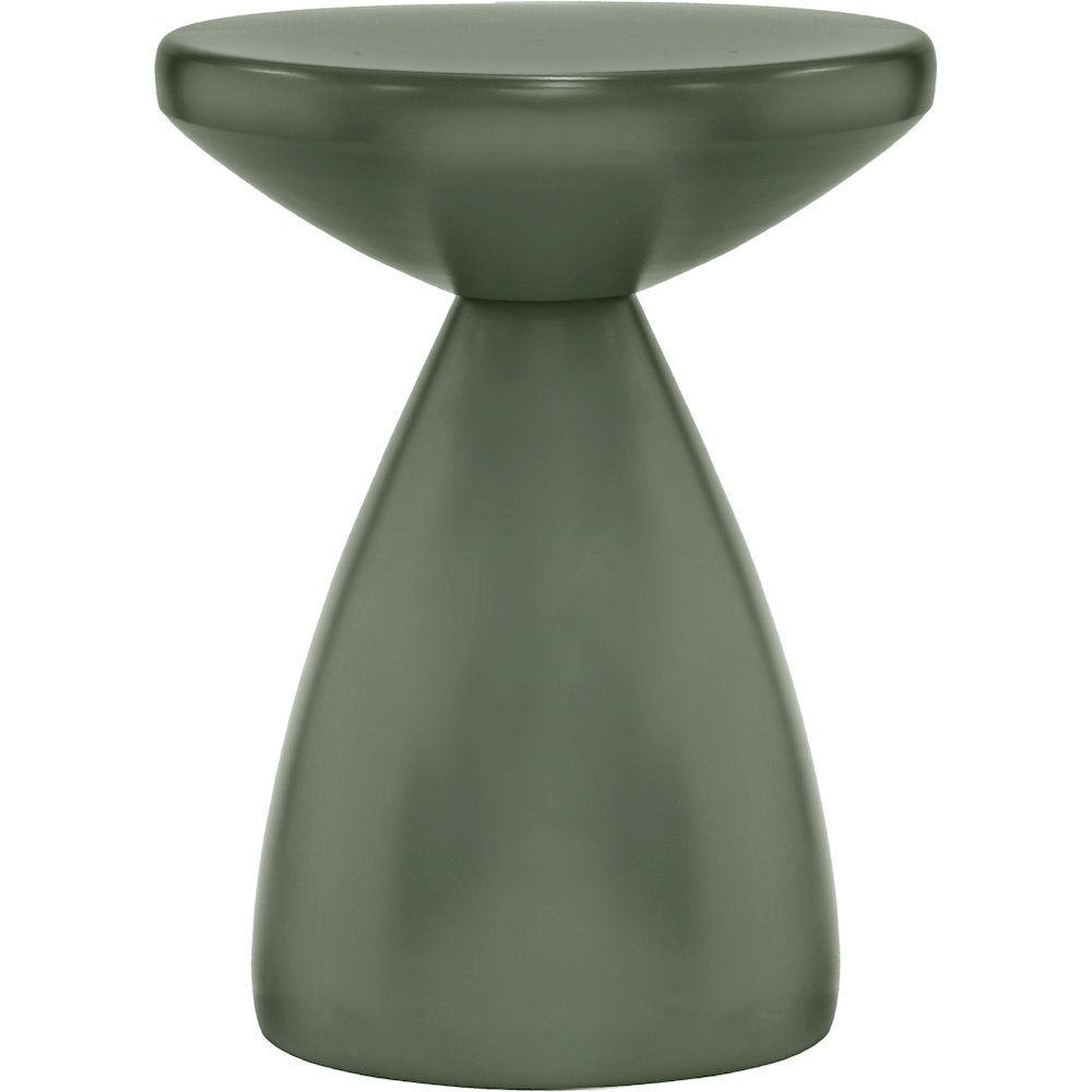 Anika Green Iron End Table