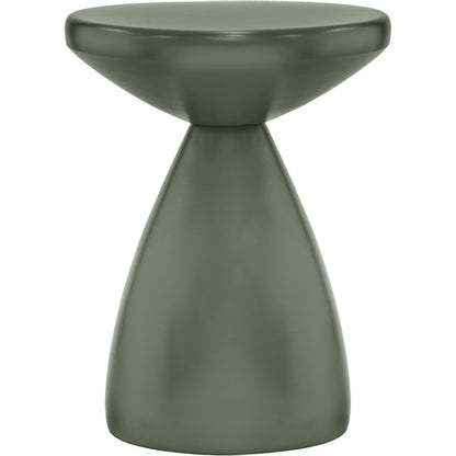 Anika Green Iron End Table