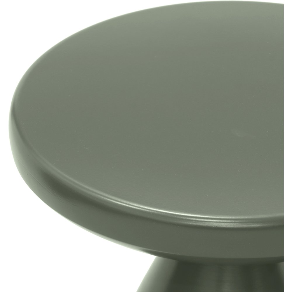 Anika Green Iron End Table