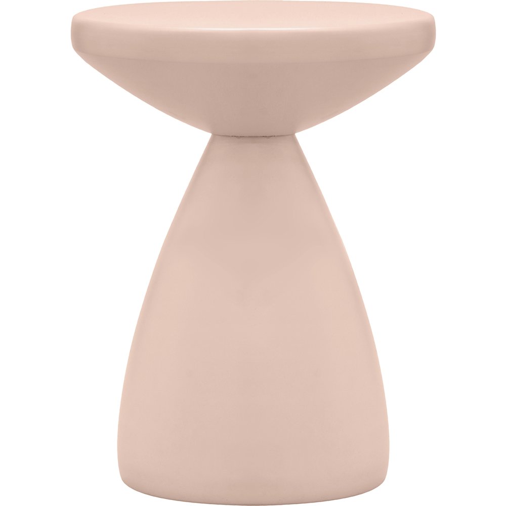Anika Pink Iron End Table