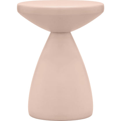 Anika Pink Iron End Table