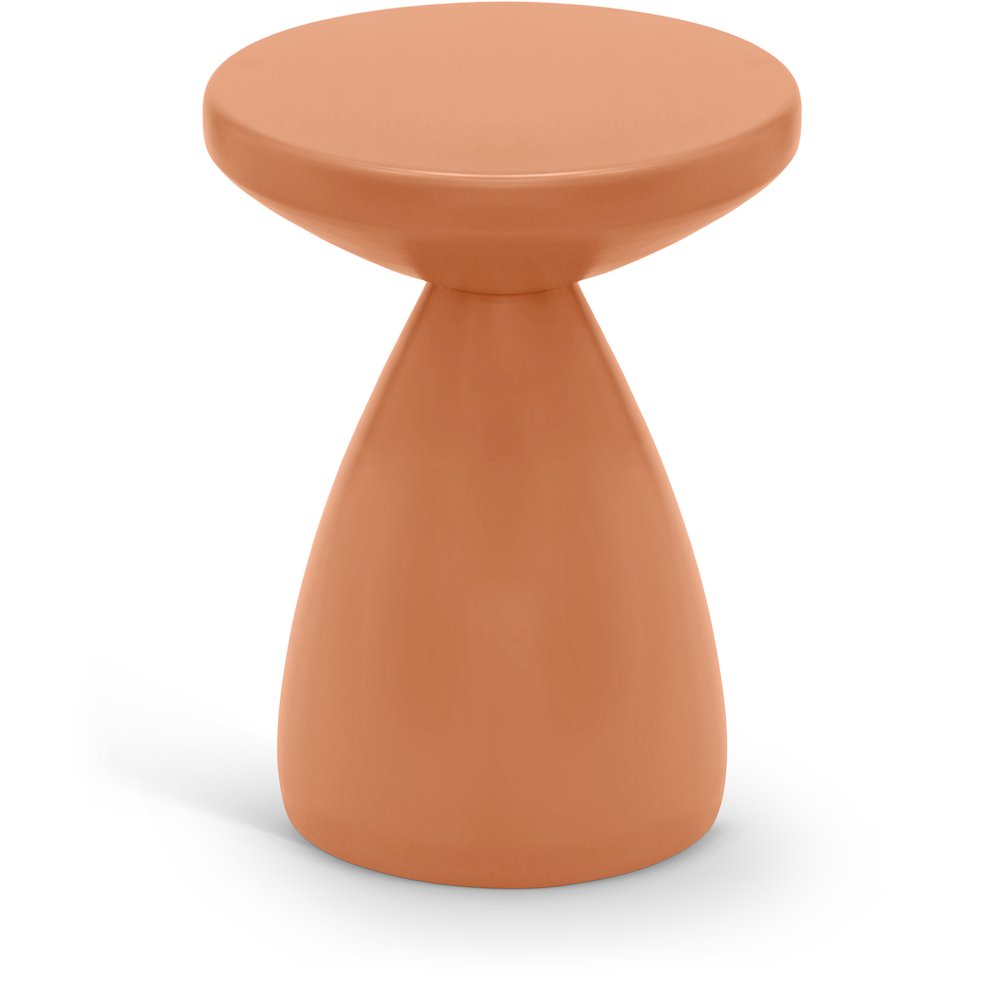 Anika Salmon Iron End Table