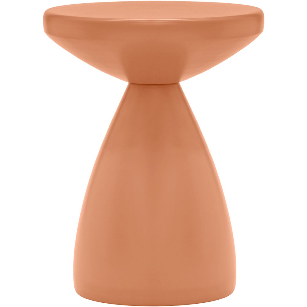Anika Salmon Iron End Table