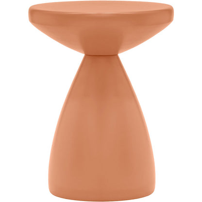 Anika Salmon Iron End Table