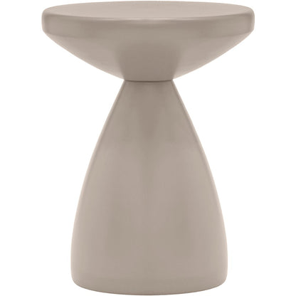 Anika Taupe Iron End Table