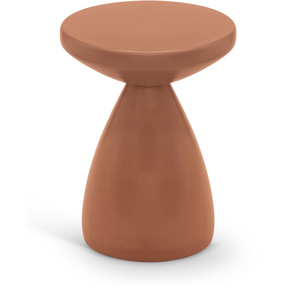Anika Terracotta Iron End Table
