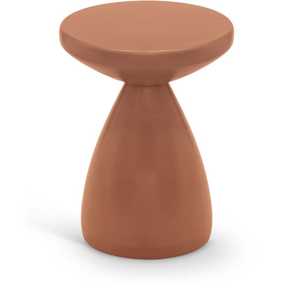 Anika Terracotta Iron End Table