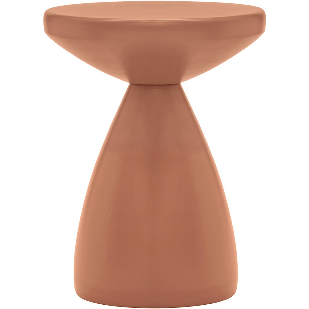 Anika Terracotta Iron End Table
