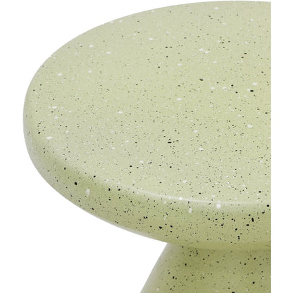 Anika Green Iron Terrazzo End Table