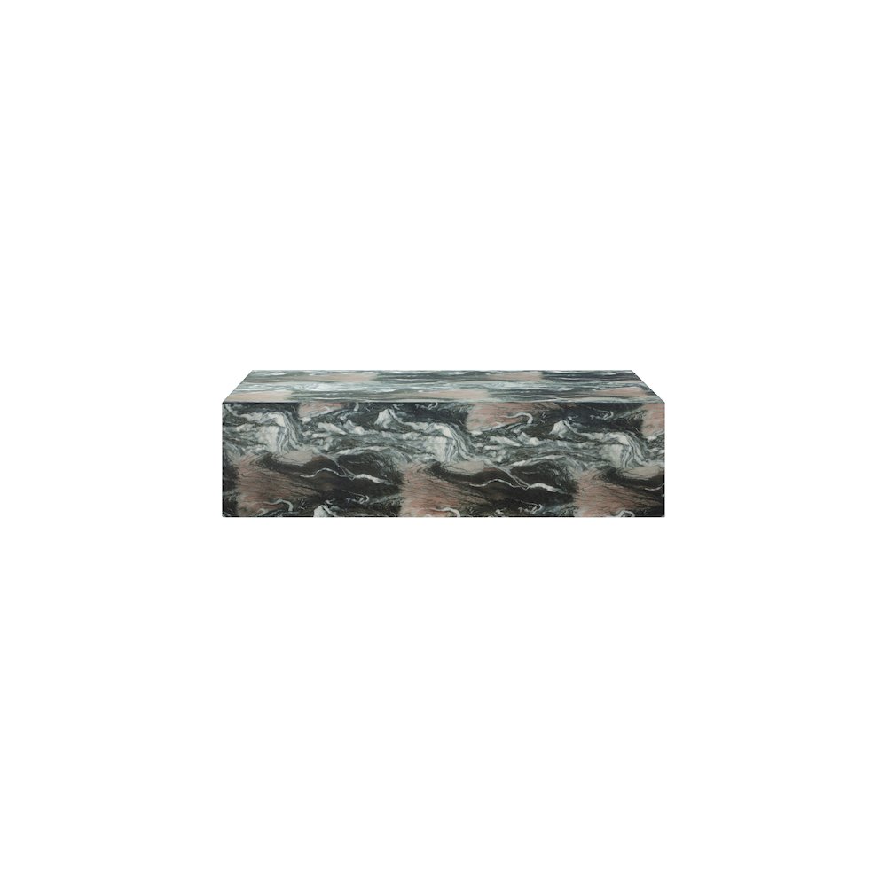 Piazza Green Marble Finish Concrete Coffee Table