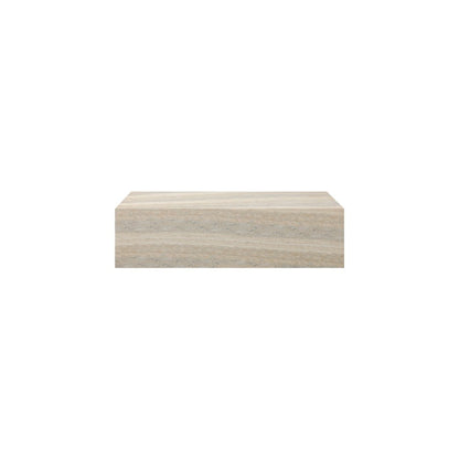 Piazza Travertine Travertine Finish Concrete Coffee Table