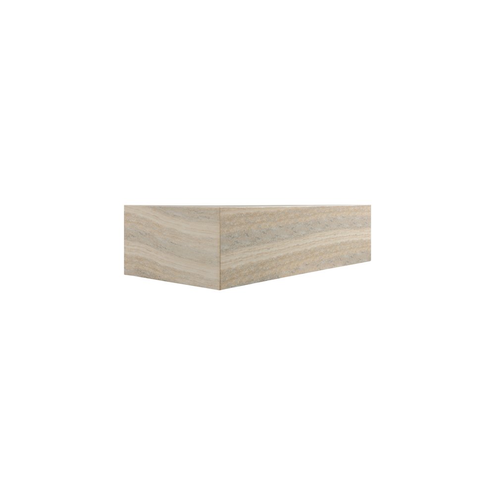 Piazza Travertine Travertine Finish Concrete Coffee Table