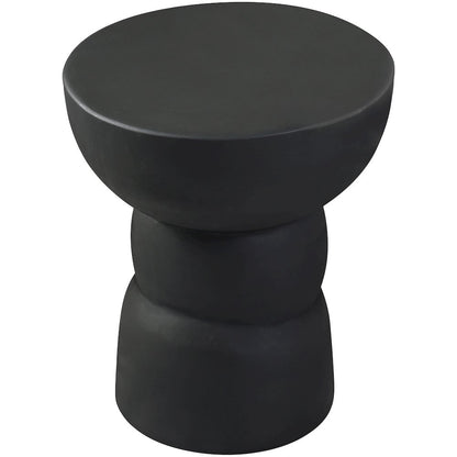Collins Black Aluminum End Table