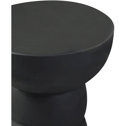Collins Black Aluminum End Table