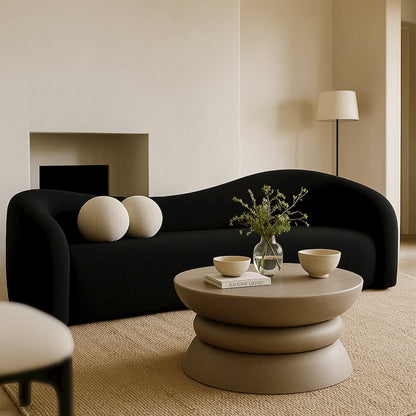 Collins Taupe Aluminum Coffee Table