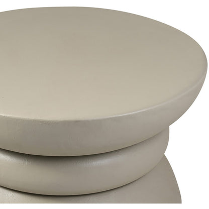 Collins Taupe Aluminum Coffee Table