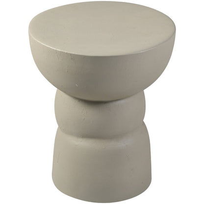 Collins Taupe Aluminum End Table