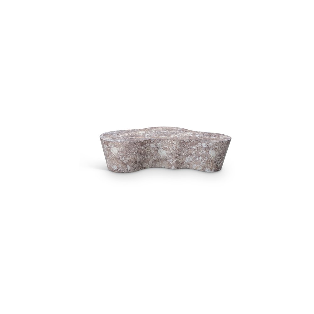 Monza Brown Marble Finish Concrete Coffee Table