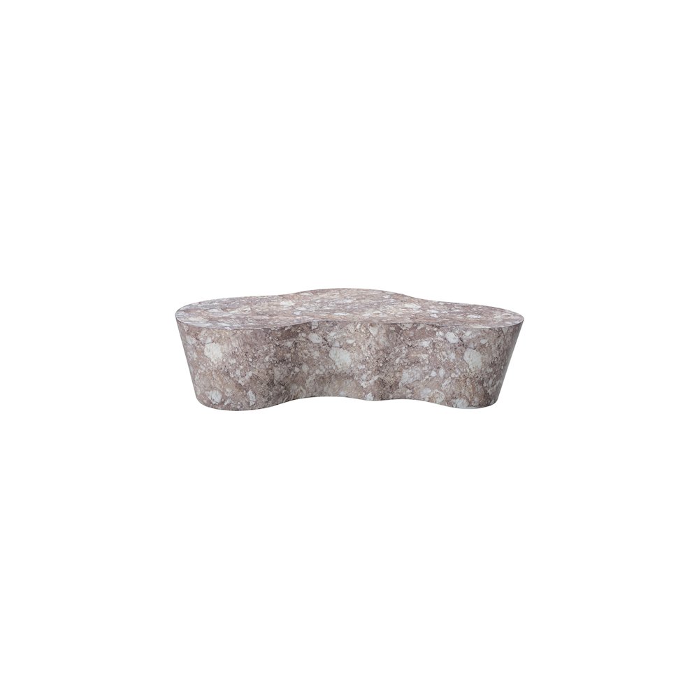 Monza Brown Marble Finish Concrete Coffee Table