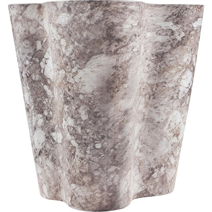 Monza Brown Marble Finish Concrete End Table