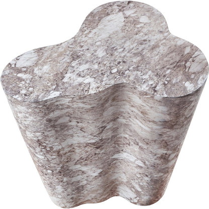 Monza Brown Marble Finish Concrete End Table
