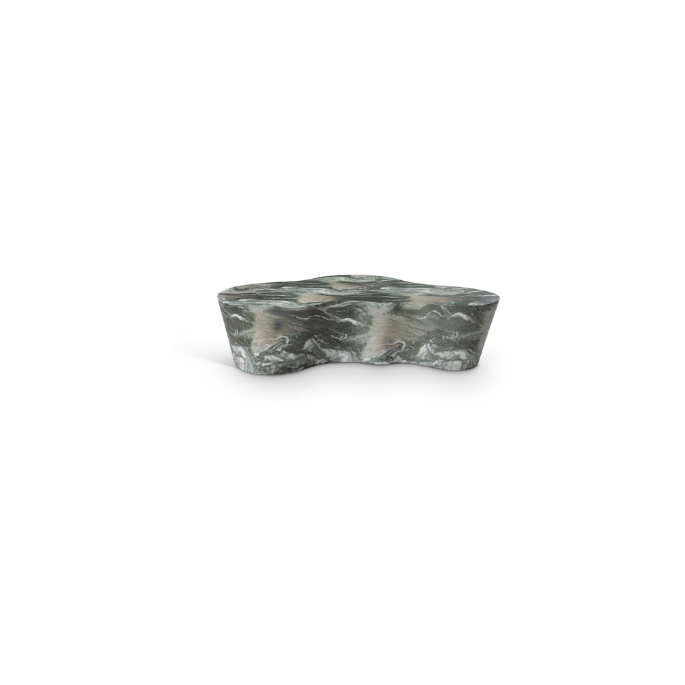 Monza Green Marble Finish Concrete Coffee Table