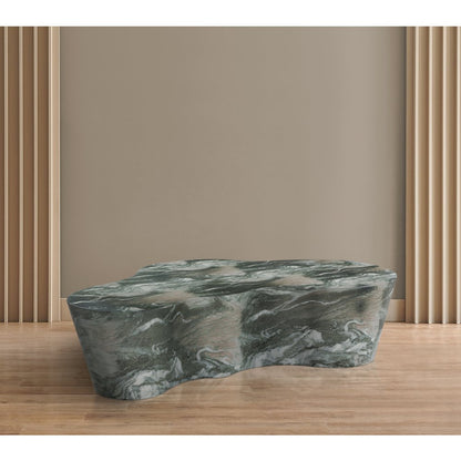 Monza Green Marble Finish Concrete Coffee Table