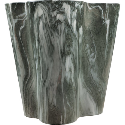 Monza Green Marble Finish Concrete End Table