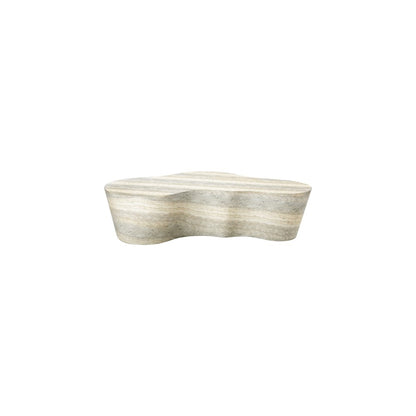 Monza Travertine Travertine Finish Concrete Coffee Table