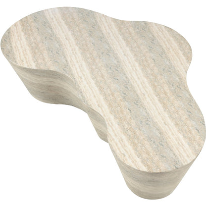 Monza Travertine Travertine Finish Concrete Coffee Table