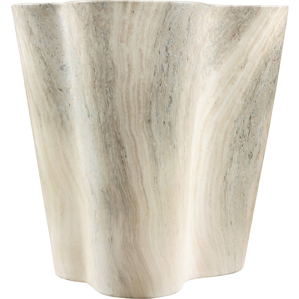 Monza Travertine Travertine Finish Concrete End Table