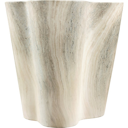 Monza Travertine Travertine Finish Concrete End Table