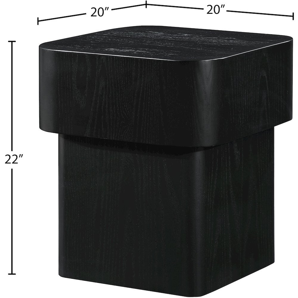 Oakmont Black End Table
