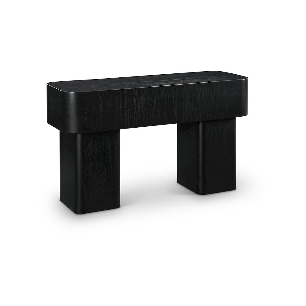 Oakmont Black Console Table
