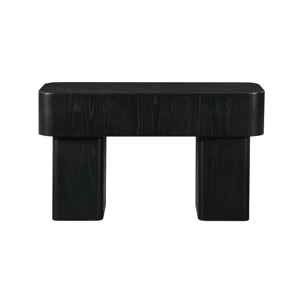 Oakmont Black Console Table