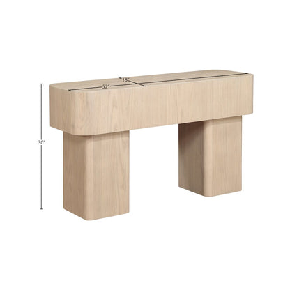 Oakmont Natural Console Table