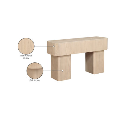 Oakmont Natural Console Table