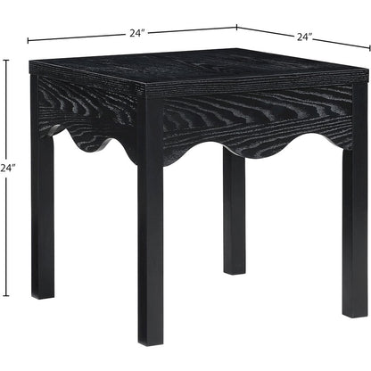 Fiora Black End Table