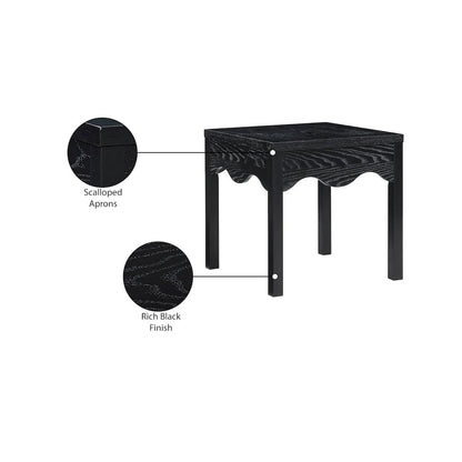 Fiora Black End Table