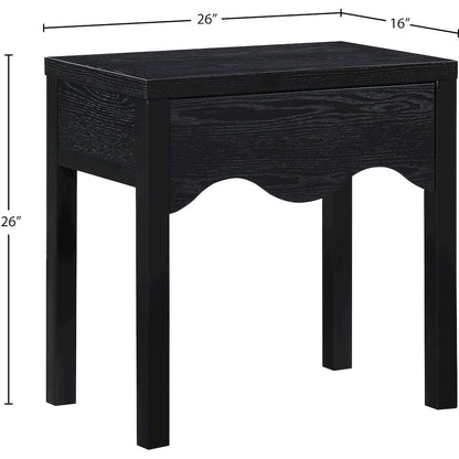 Fiora Black Night Stand