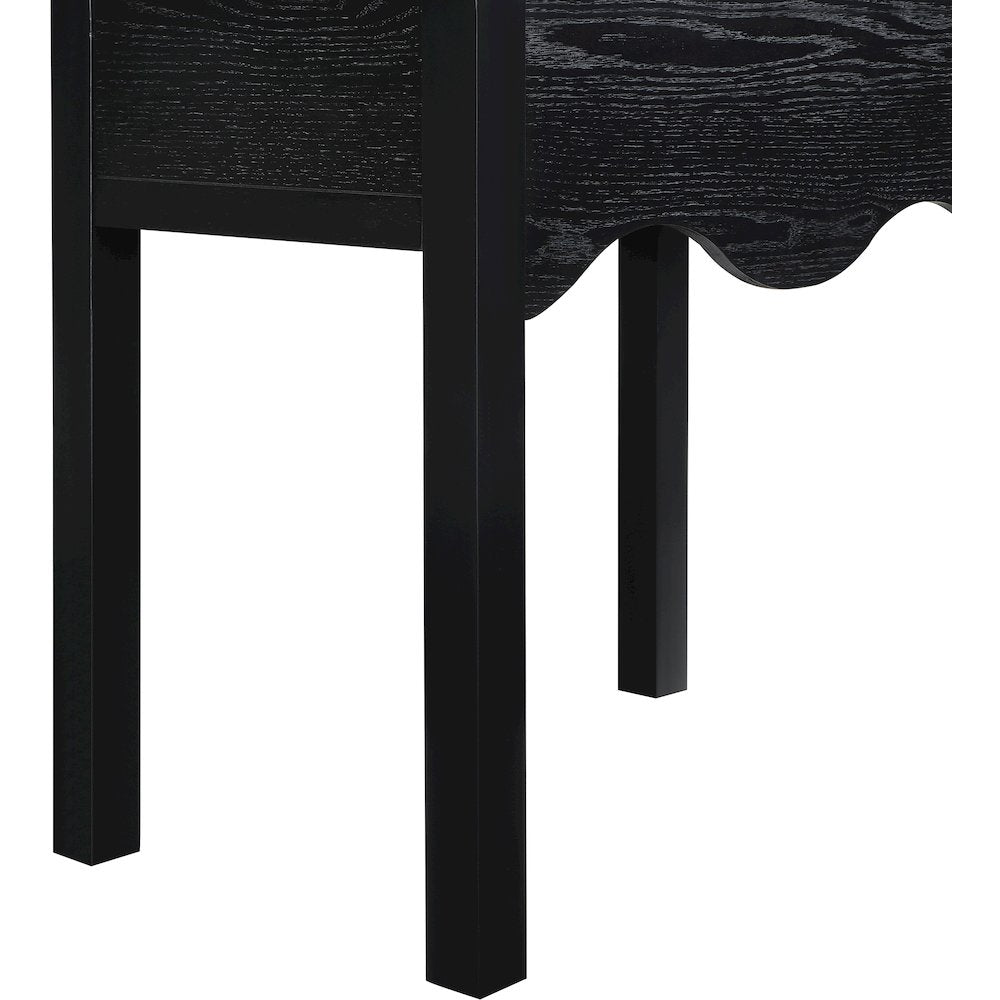 Fiora Black Night Stand