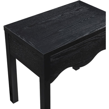 Fiora Black Night Stand