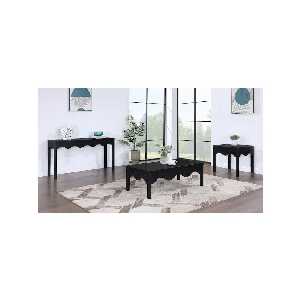 Fiora Black Night Stand