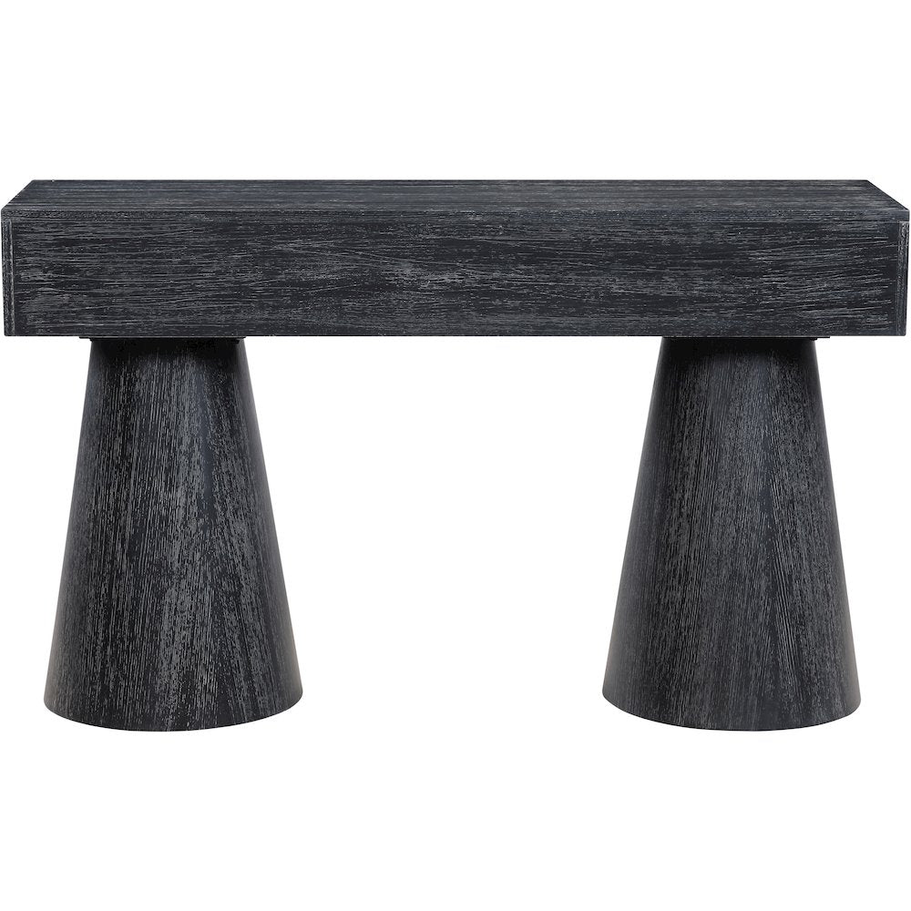 Bracciano Black Oak Veneer Console Table
