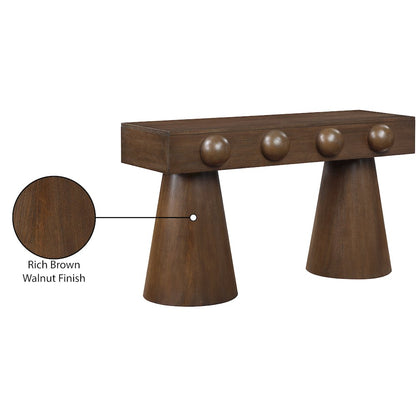 Bracciano Brown Oak Veneer Console Table