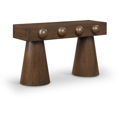 Bracciano Brown Oak Veneer Console Table